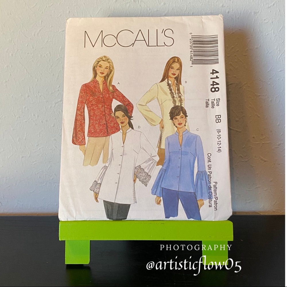 NEW! McCall’s 4148 Fashionable Tops And Tunics